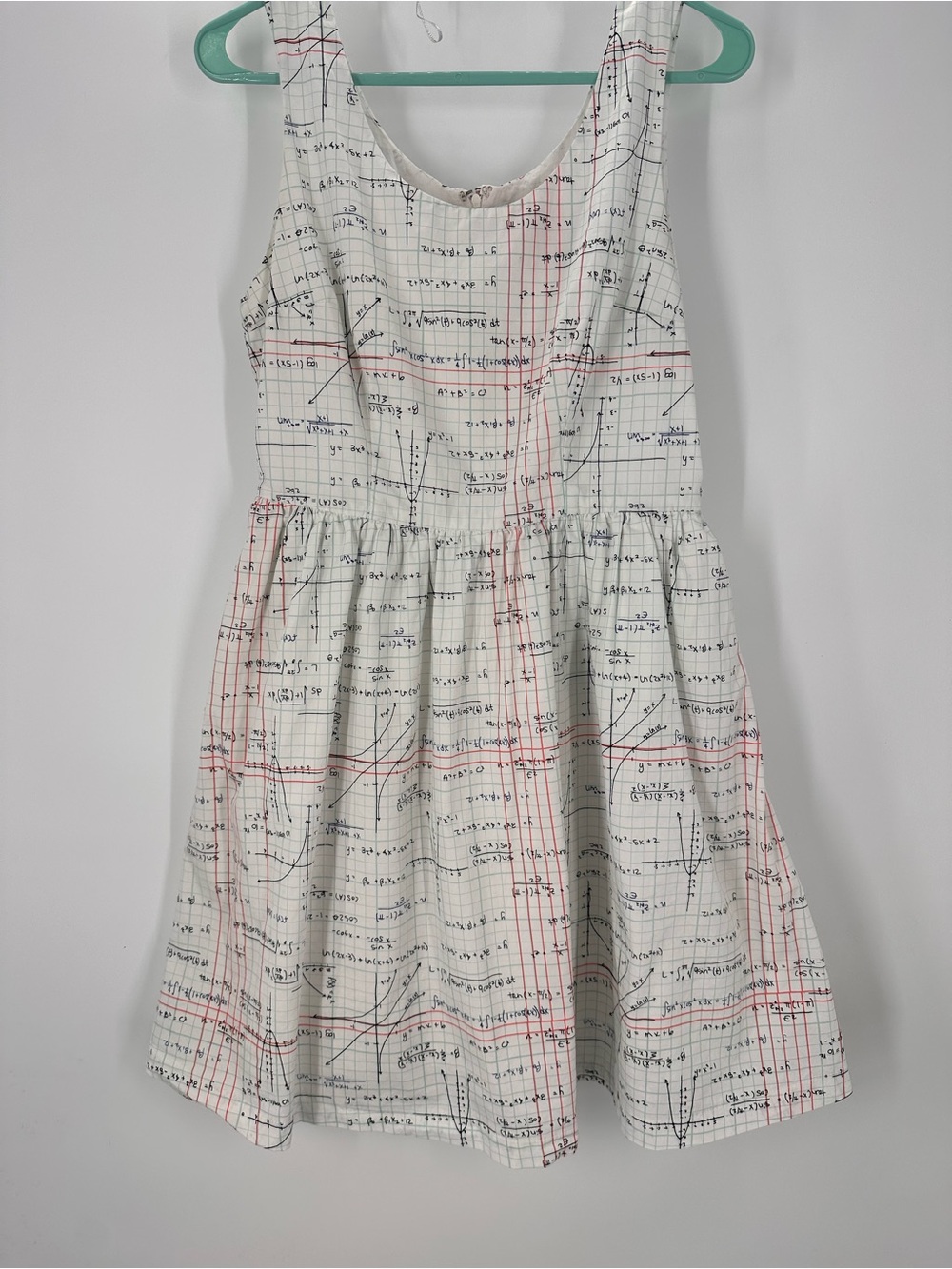 Vintage Inspired Mod Cloth Math Equation Dress
